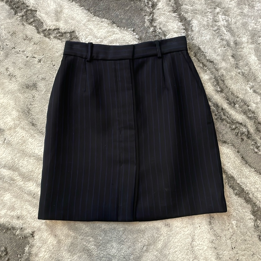 Sandro Pin Stripe Skirt